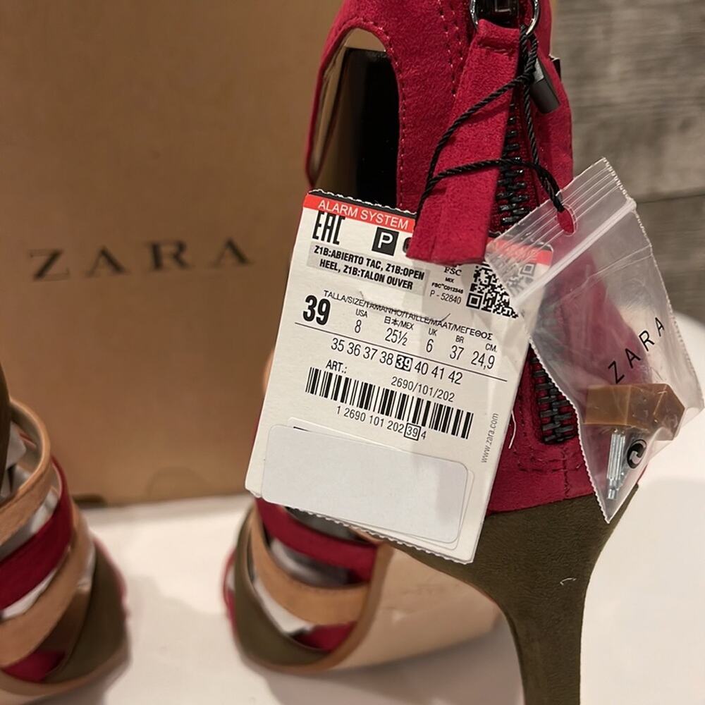 Zara NWT Colorful high heels Sexy Sandals - Picture 7 of 7